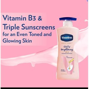 Vaseline Healthy Bright Daily Brightening Body Lotion- 400ml