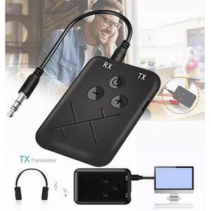 Wireless Audio Adapter-Bluetooth Receiver T-ransmitter 2 in 1 Stereo APTX Wireless Aux Audio Receiver 3.5mm Jack RCA Car Adapter for TV PC BT 5.0