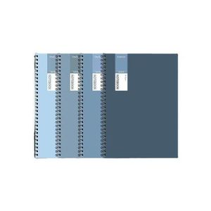 A5 Notebook,4 Pieces,4 Elegant Grey Notebooks, Thick Paper & Tear Out Design