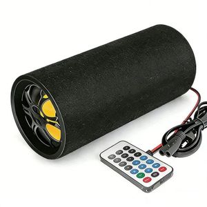 12V/24V Car Subwoofer Speaker, 110-240V Home Bluetooth Audio System, Portable Wireless Sound Bar with Remote Control, Heavy Bass Speaker for Car, Home, Outdoor, Boat, ATV, Multi-Scene Use
