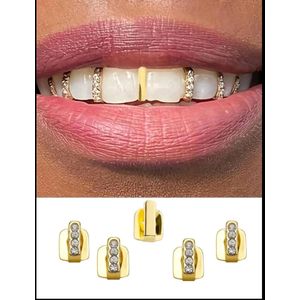 Fashion Beyond Hip Hop Grillz Hat – Fashion Streetwear Cap With Teeth Grillz Design (Gold)