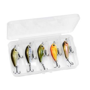 Lixada 5PCS Lures 6cm 15g Mini Wobbler Lure Artificial Hard Bait