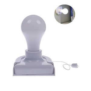 Portable Energy Saving Handy Lamp Wall LED Light Bulb With Pull Cord (L3.7 x W3.7 x H5.2)inch