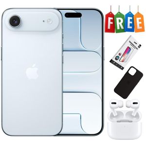 Apple iPhone 17 Air - eSim – 256GB – 8GB RAM – 6.1" – 48MP Camera – 5G – Sky Blue + FREE Accessories