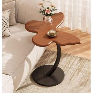 Unique butterfly side table, C-shaped corner stand with a sturdy base, suitable for living rooms, hotel balconies, cafes, and bedside tables.