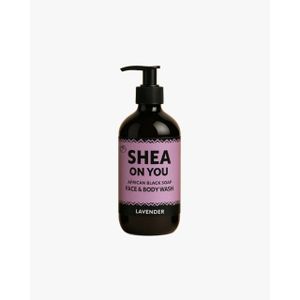 Lavender African Black Soap Face & Body Wash