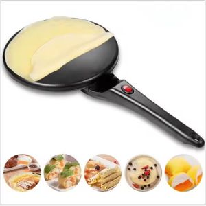 Electric Non-Stick Pancake & Crepe Maker– Portable Flatbread - Black