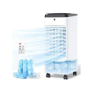 65W 5L 3 Adjustable Speed Portable Air Cooler With Remote Control KD3072 (L9.45 x W10.63 x H21.26)inch