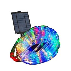 10m Solar Tube Light String, Multi-Mode Decorative Copper Wire Solar String Light - Multicolor