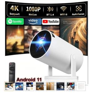 TechniSat Smart Projector 2026 – Portable HD Mini Home Cinema Projector with Wireless Connectivity