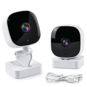 Indoor Wireless Security Cameras for Home, 2-Way Audio Nanny Camera with Motion Detection & Multi Storage Modes
