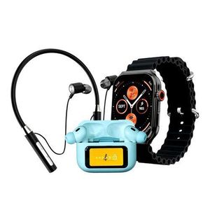 Neo 70 Smart Watch 7-in-1 Gift Set – Bluetooth Calling, Fitness Tracker, Wireless Earbuds, Neckband Headset & Accessories – Multicolor 
