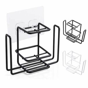 Multi-Function Wall Mounted Toothbrush Holder Toothbrush Cup Toothpaste Drainage Holder
