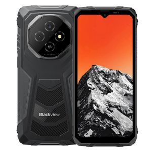 Blackview Fort 1 - 6.56" HD+ Display-10000mAh-12GB RAM + 128GB ROM- Android 15-16MP Rear / 8MP Front Camera-IP69K Waterproof - Black