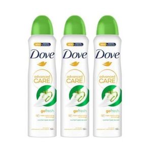 Dove Spray 250ml Cucumber And Green Tea (Pack Of 3)