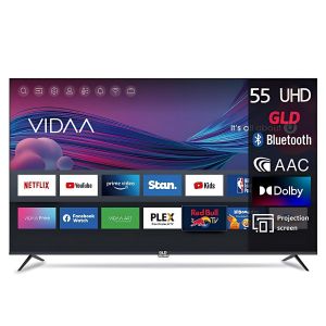 Gld 55 Inch Frameless 4K UHD Television – Smart VIDAA with 1 Year Warranty