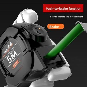 Multifunctional fluorescent tape measure, 5 meters, anti-fall