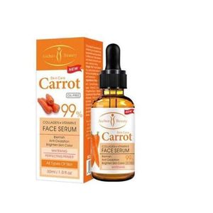 Aichun Beauty Collagen+Vitamin E Carrot Face Brightening Serum - 99% Oil FREE - 30ml x 2