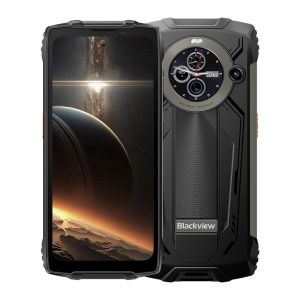Blackview BV8200 6.5" 36GB RAM + 256GB ROM 4G Rugged Smartphone (IP68/IP69K, 8800mAh Battery, 63MP Rear + 32MP Front Camera, NFC, 170LM Flashlight) - Black