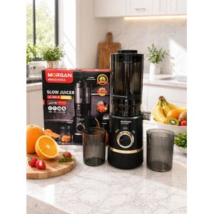 Morgan Commercial Electric Slow Juicer Machine AC-Motor- Black