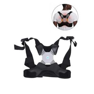 Adult Elastic Hunchback Body Posture Corrector Belt With Adjustable Back Brace - L/XL