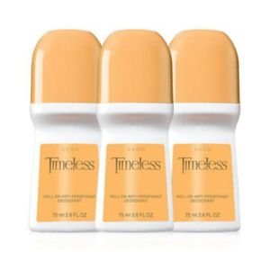 Avon Timeless Anti-Perspirant Deodorant Roll-On - 75ml x 3