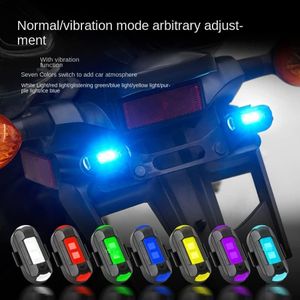 Universal LED Light for Motorcycles/Bicycles – USB Rechargeable – Waterproof – Multicolor