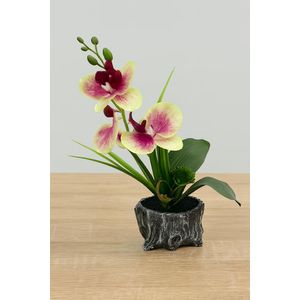 Artificial Plant Flower in Pot - Mouve& Green