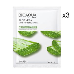 Bio Aqua Aloe Vera Facial Moisturizing Sheet Mask - 25g x 3 Pcs