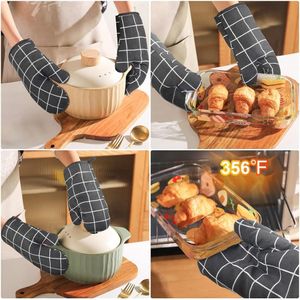 COOFENRISY 2Pcs Premium Heat Resistant Kitchen Gloves 