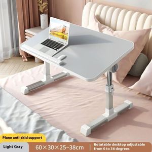 Adjustable Foldable Aluminum Alloy Extendable Laptop Desk for Students' Study in Bedrooms or Offices