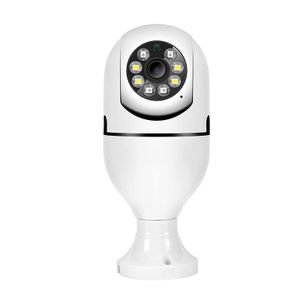 Digital CCTV WI-FI Bulb PTZ Smart Camera - White