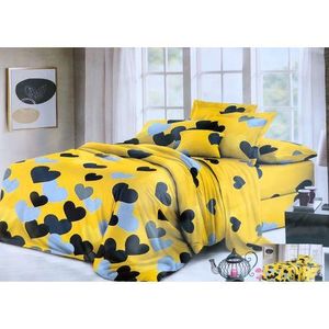 Double Size Bedsheet 4 Pieces  - Multicololor