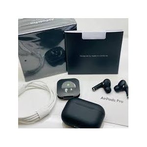 Long Lasting Black AirpodPro2 for Music, Call and Online class