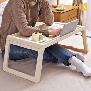 GALUIN Foldable Laptop Table - White