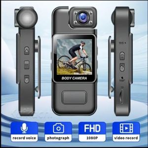 Portable 4K Wearable Body Camera – Clip-On HD Recording Camera with LCD Display Screen