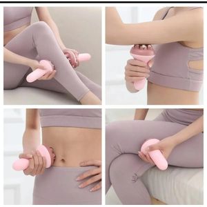 Ba Roller massager thigh inner side exercise muscle relaxation abdominal shaping 5 beads stomach massager slim waist meridian brush 