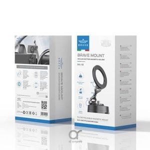 Brave Vaccum Suction  In Car Foldable Magnetic Mount