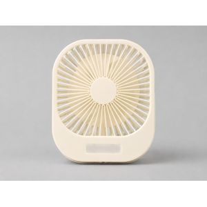 Rechargeable Q01 Portable Desktop Mini Fan with a Lamp