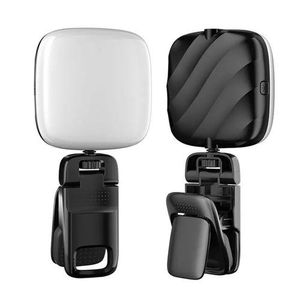 LED Mobile Phone Live Beauty Fill Light USB Charging Camera Pocket LightBlack