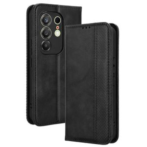 TECNO Camon 50 4G High Quality Flip Leather Case With Magnetic Adsorption - Black 