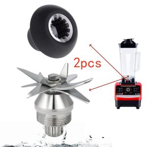 SILVER CREST 2PCS Blender Blade Replacement Part, Stainless Steel Mixing Cutting Blender Blade Knife Spare Parts Fit