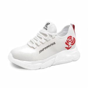 Ladies Shoes Women Shoes Sneakers Non Slip Lightweight Breathable Sneakers-White