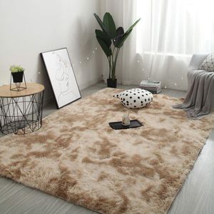 Hairy Carpet Balcony Rectangular Carpet Faux Fur Shaggy Carpet Bedroom Rug Mat