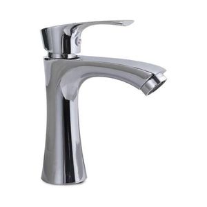 Stainless Steel Single Hole Deck Mount Faucet with Lever Handle