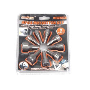 Co 9pcs socket Nut setters driver bits Nutsetters set