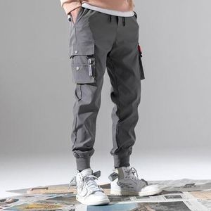 Men's Casual Cropped Pants Khaki Pants - Gray