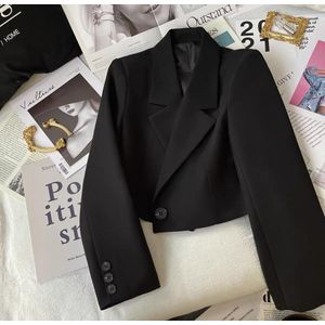 Women's office crop suit