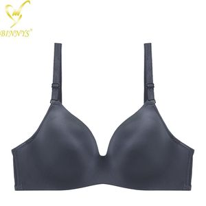 Binnys Modern & Firm Gray Adjustable straps Pearl Silk Touch Underwire Bra with Fixed Padding for All-Day Wear, Shiny Smooth Fabric Seamless  Contoured Women's T-Shirt Bra