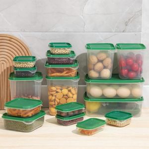 Ok Quality 17 Pieces Sets Storage Bowl - Multicolour 